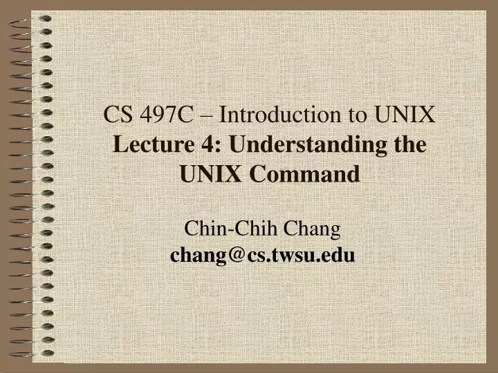 Ppt Cs 497c Introduction To Unix Lecture 4 Understanding The Unix - Incredible Ultra HD Abstract Images | Free Download