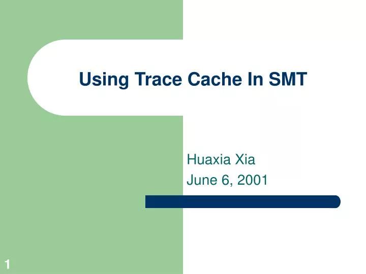 Ppt Using Trace Cache In Smt Powerpoint Presentation Free Download - High Resolution Dark Images for Desktop