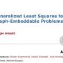 PPT - Generalized Least Squares For Graph-Embeddable Problems ...