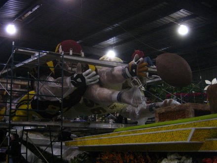 The ESPN float for the 2006 Rose Parade