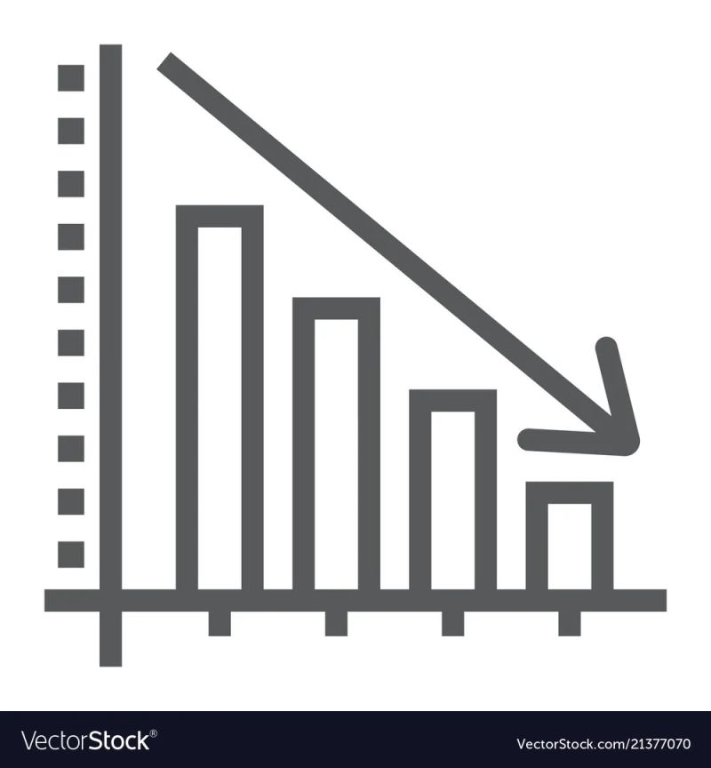 Decrease Line Icon Stock Vector Image Art Alamy - Nature Design Collection - Mobile Quality