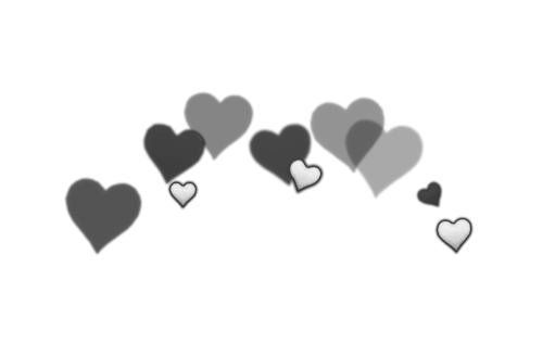 Use this meme templates to decorate your image or video with heart emojis! blackandwhite remixit heart heartcrown crown blackheart...