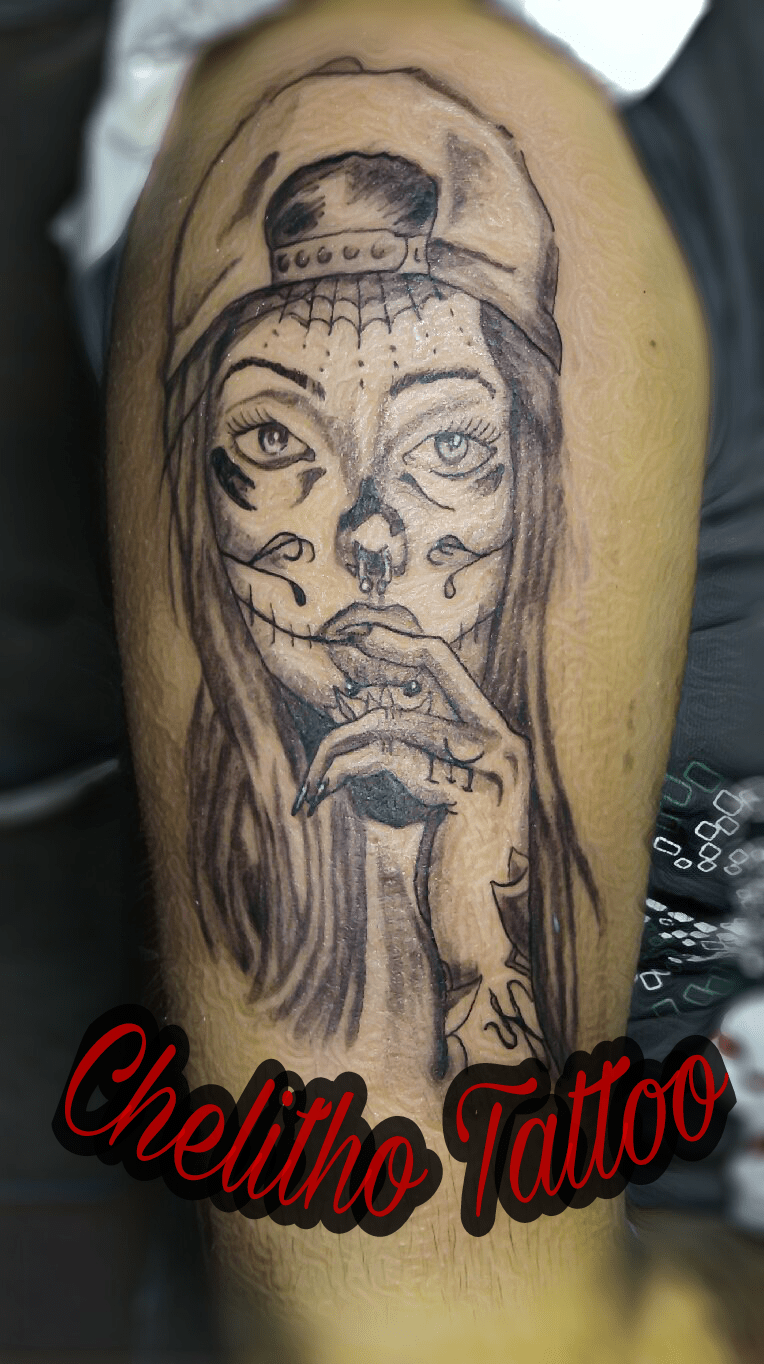 Boog tatuagem da catrina Cutelittletattoos Tattoos Beauty Tattoos Back Tattoo Women
