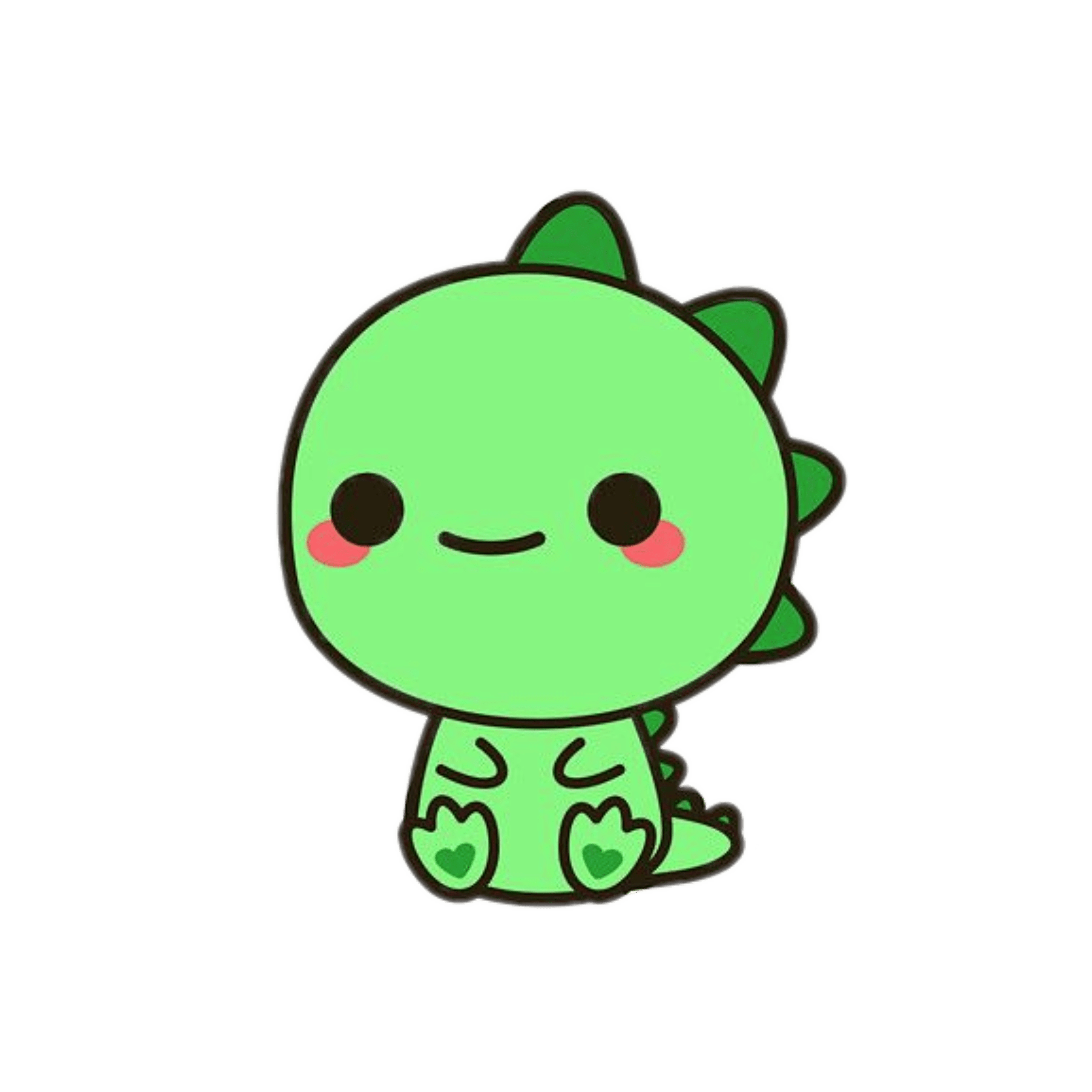 Kawaii dino wallpaper cute red