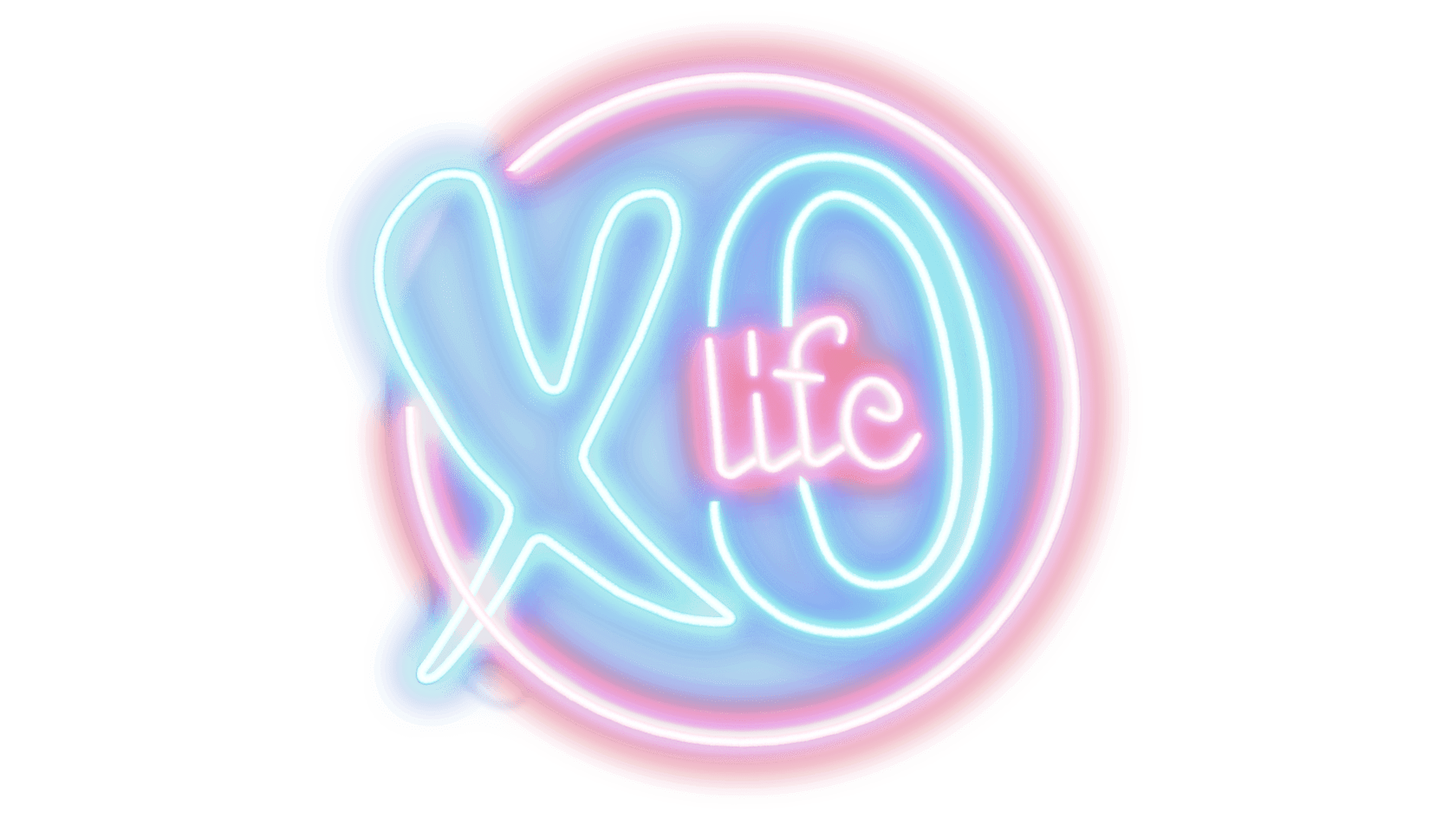 Xolajf Xolife Cute Neon Youtube Sticker By Nellija
