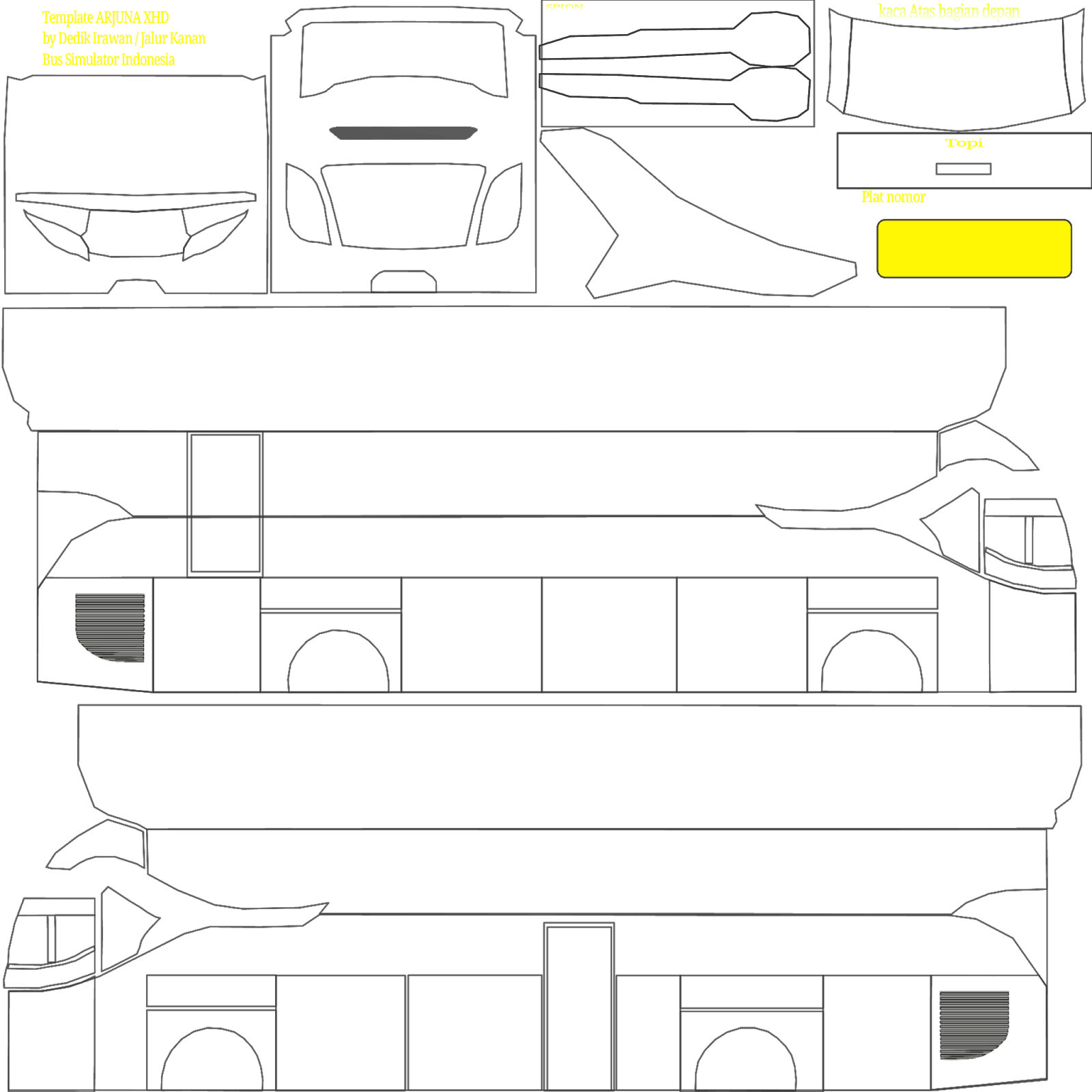 Arjuna Xhd Bussid Image By Memeyak Fans