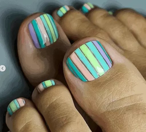 Explore 55 stunning toe nail designs for every occasion
