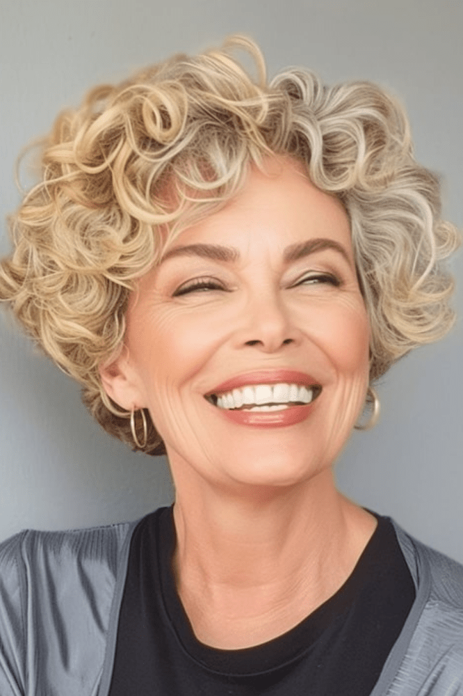 25 stunning curly hairstyles for older women