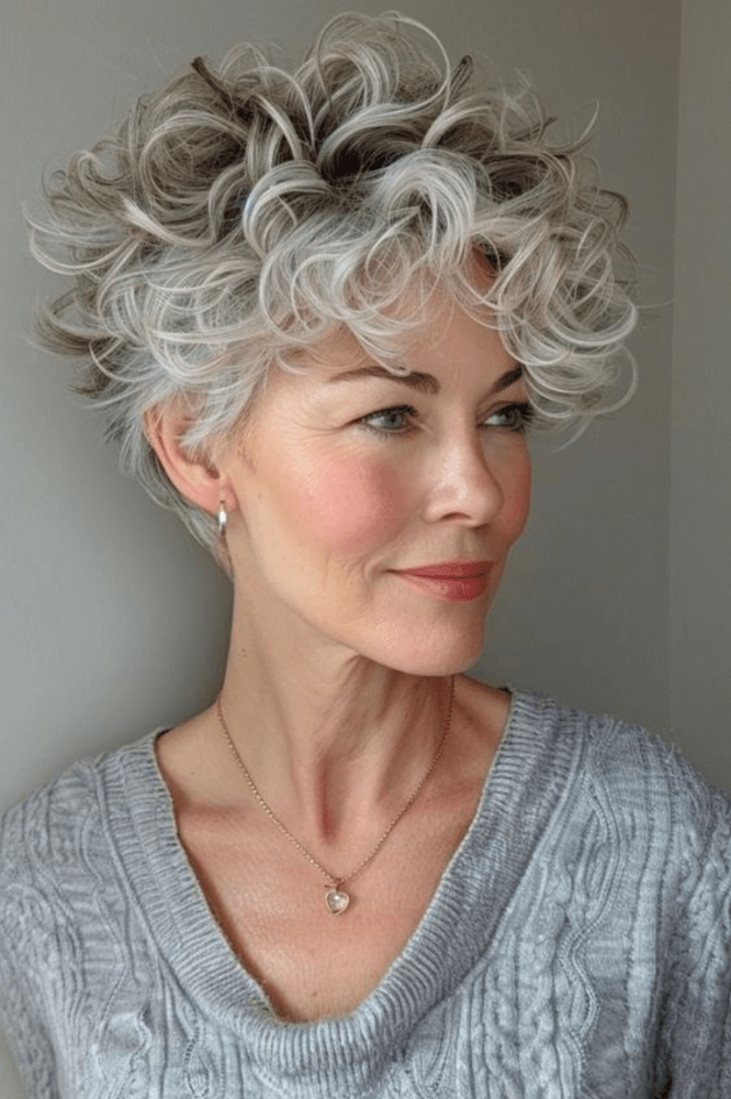 25 stunning curly hairstyles for older women