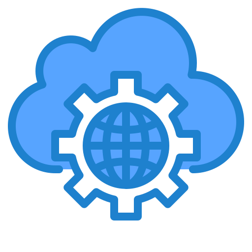 Cloud Computing Server Network Data Computer Icon Download On - Premium Dark Photo Gallery - Retina