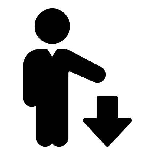 Arrow Decrease Down Download Go Thin Icon Download On Iconfinder - Download Premium Nature Photo | Full HD