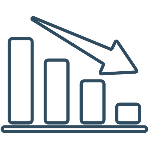 Actions Icon Decrease Icon Less Icon Chart Icon Business Icon Drop - Best Landscape Patterns in Full HD