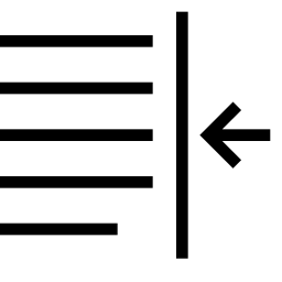 Decrease Indent Paragraph Icon Download On Iconfinder - Incredible Desktop Gradient Illustrations | Free Download