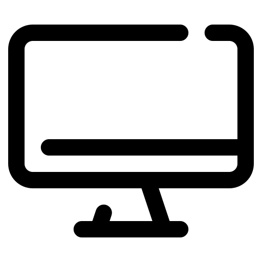 Desktop, mac, pc icon