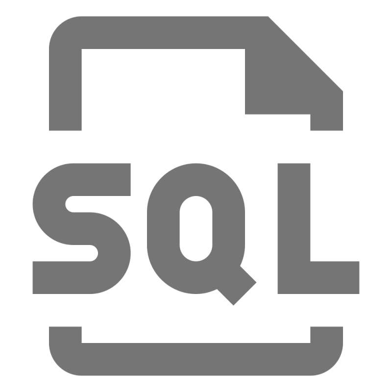 File Sql Code Coding Document Extension Sheet Icon Download On Iconfinder - Vintage Arts - Premium Mobile Collection