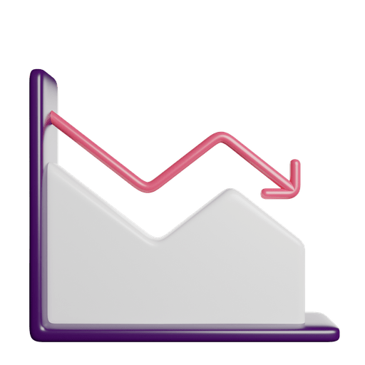 Chart Arrow Decrease Finance Vector Arrow Decrease Finance Png And - Premium Abstract Art Gallery - Desktop