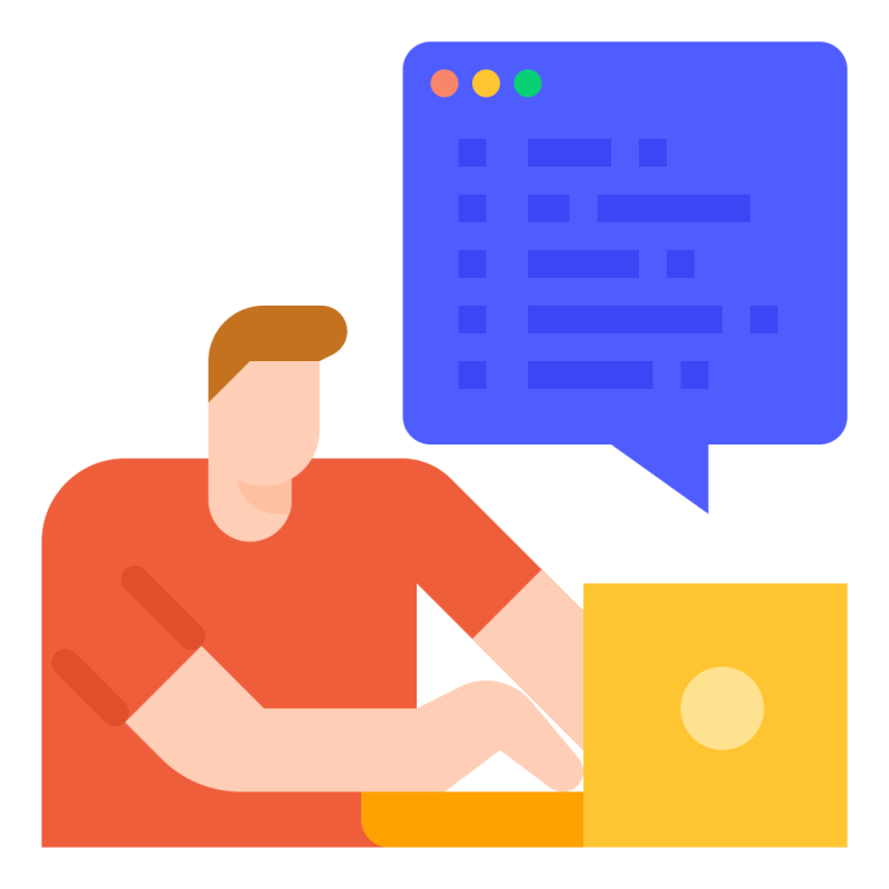 Code Develop Development Programmer Software Icon Download On - Professional Gradient Photo - Retina