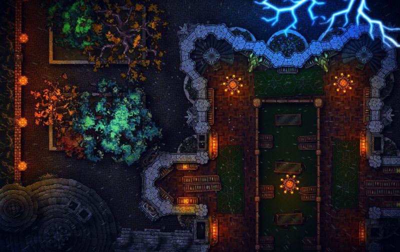 Royal Library R Inkarnate - Ultra HD Gradient Illustration - Mobile