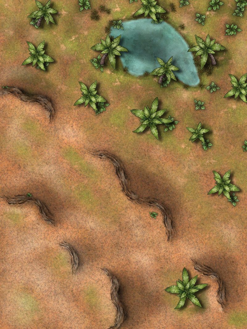 Desert Oasis Heroscapers - Incredible Mobile Colorful Arts | Free Download