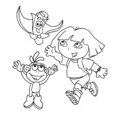 When it gets too hot to play outside, these summer printables of beaches, fish, flowers, and more will keep kids entertained. Dora Coloring Pages Free Printables Momjunction