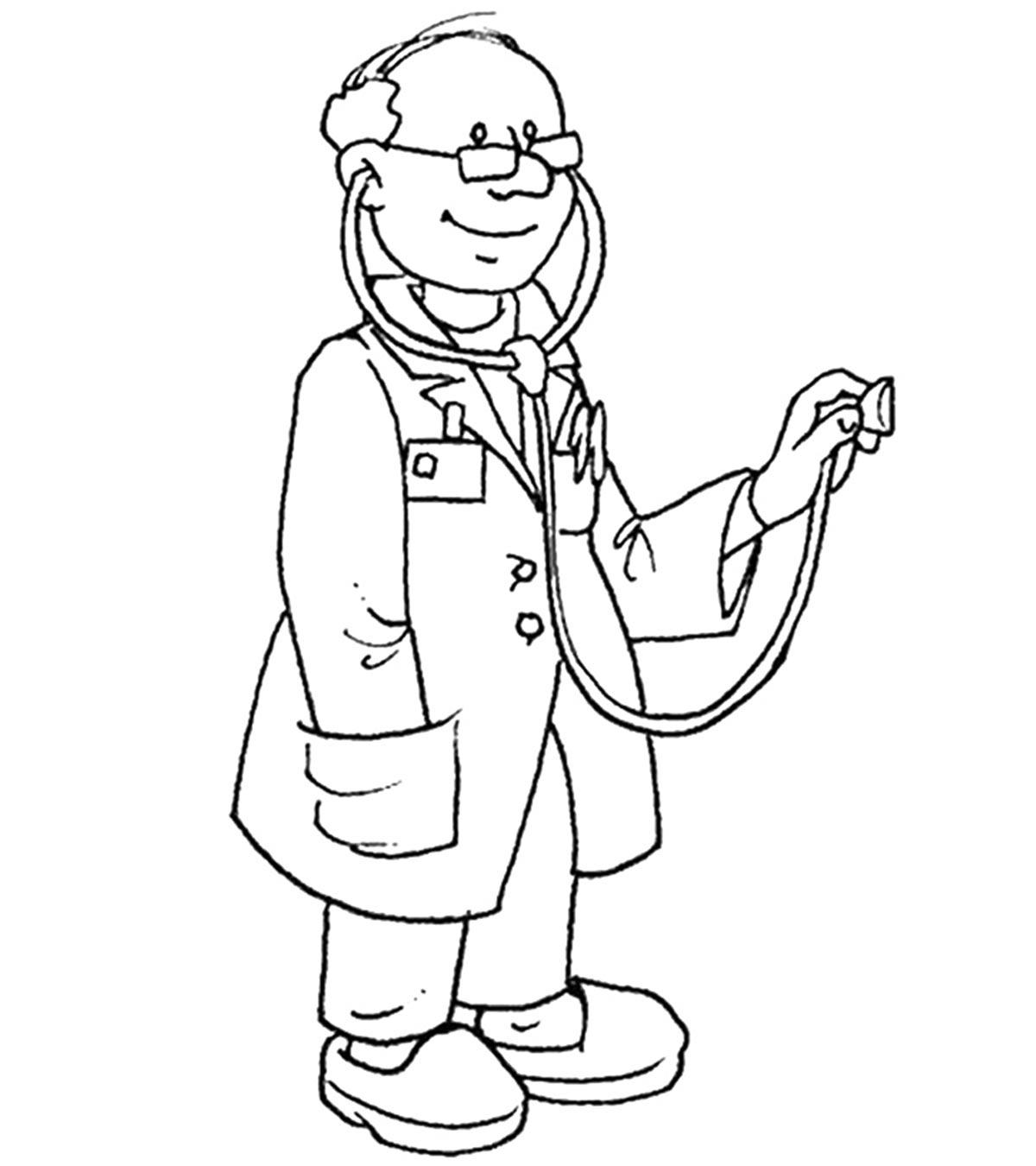community helpers and people coloring pages momjunction