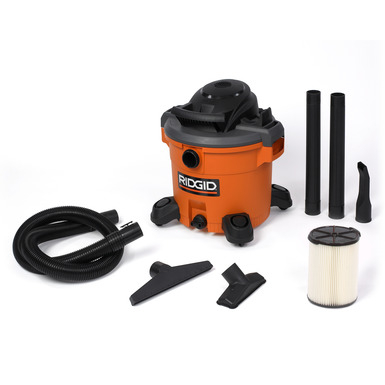 Add ridgid®'s product durability, a powerful 3.5 peak hp motor, and a pro hose and you have a vac that is ideal for pros and contractors. 12 Gallon Wet Dry Vac Ridgid Tools