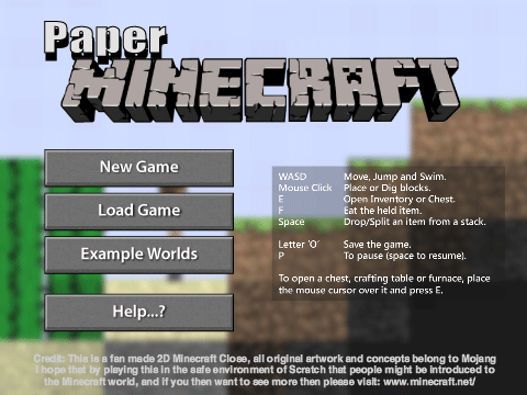 Minecraft Classic On Unblocked Games 10 2021 Paper Minecraft Unblocked Game Play Online Free.