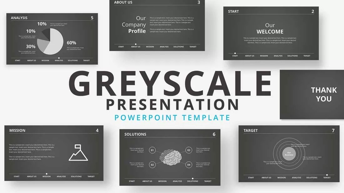 pics Grey Modern Classy Professional Powerpoint Background slidemodel com