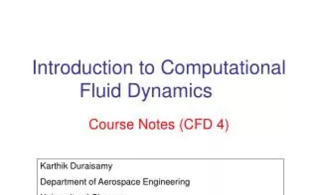 PPT - Introduction To Computational Fluid Dynamics (CFD) PowerPoint ...