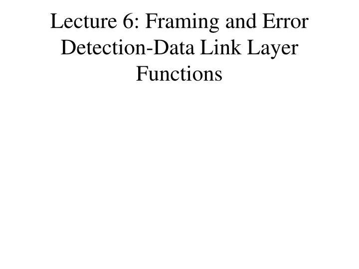 Solution Framing Error Correction And Detection Studypool - Best Gradient Illustrations in Desktop