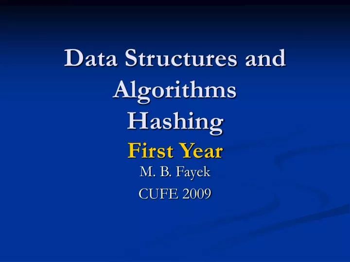 Ppt Data Structures And Algorithms Hashing First Year Powerpoint - 4K Light Arts for Desktop