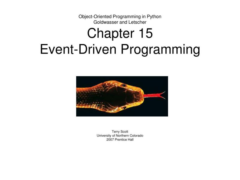 Ppt Object Oriented Programming In Python Goldwasser And Letscher - Premium Ocean Image Gallery - Retina