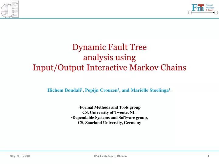 Pdf Effective Static And Dynamic Fault Tree Analysis - Full HD Minimal Designs for Desktop