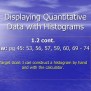 PPT - Displaying Quantitative Data With Histograms PowerPoint ...