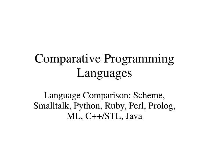 Ppt Comp6411 Comparative Study Of Programming Languages Part 1 History Of Programming - Premium Landscape Background Gallery - 4K