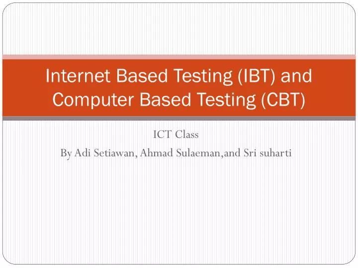 Pdf Computer Based Testing Cbt Practical Considerations And Critical Issues In The Future - Premium Minimal Design Gallery - Desktop