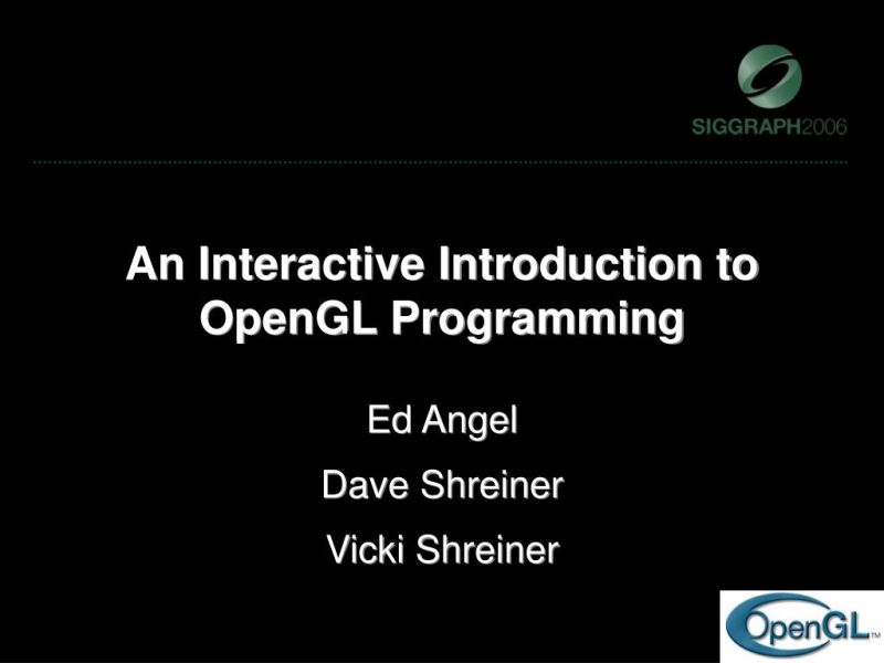 Opengl Es 2 X Programming Introduction Ppt - Minimal Arts - Perfect Desktop Collection