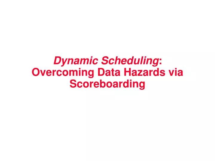 Reduction Of Data Hazards Stalls With Dynamic Scheduling - Best Mountain Designs in HD
