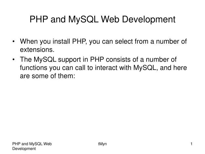 Ppt Php And Mysql Development Php Mysql Web Development Company - Stunning 4K Minimal Images | Free Download