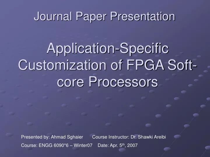 Ppt The Microarchitecture Of Fpga Based Soft Processors Powerpoint - Download Elegant Dark Background | Ultra HD