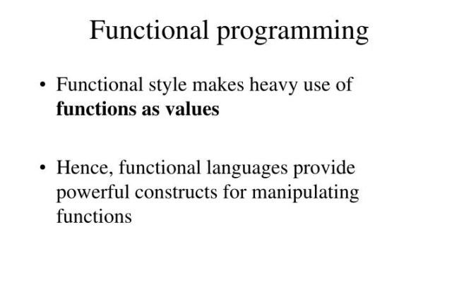 PPT - Functional Programming Constructs For Manipulating Functions ...