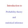 PPT - Introduction To Probability Theory And Statistical Inference ...