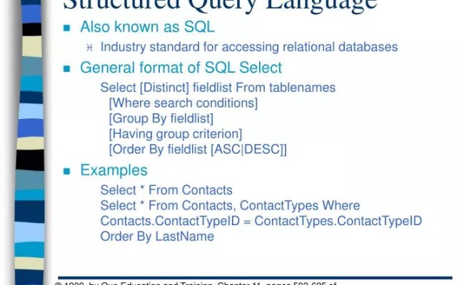 PPT - Structured Query Language PowerPoint Presentation, Free Download ...