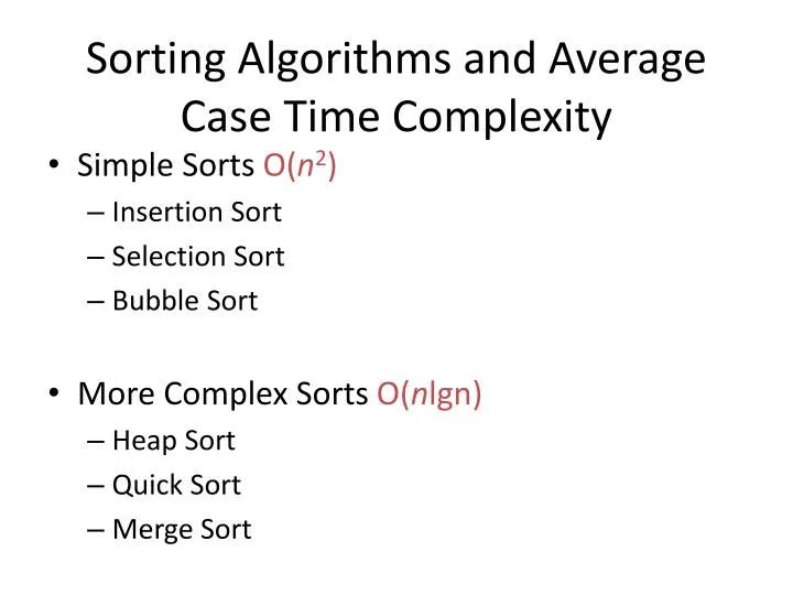 Analyzing Algorithms And Computation Complexity In Sorting Course Hero - Retina Ocean Illustrations for Desktop