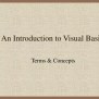 PPT - An Introduction To Visual Basic PowerPoint Presentation, Free ...