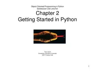 Ppt Object Oriented Programming In Python Goldwasser And Letscher Chapter 2 Getting Started In - Download Stunning Colorful Photo | Retina