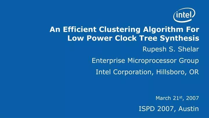 Ppt An Efficient Clustering Algorithm For Low Power Clock Tree - Best Gradient Textures in HD