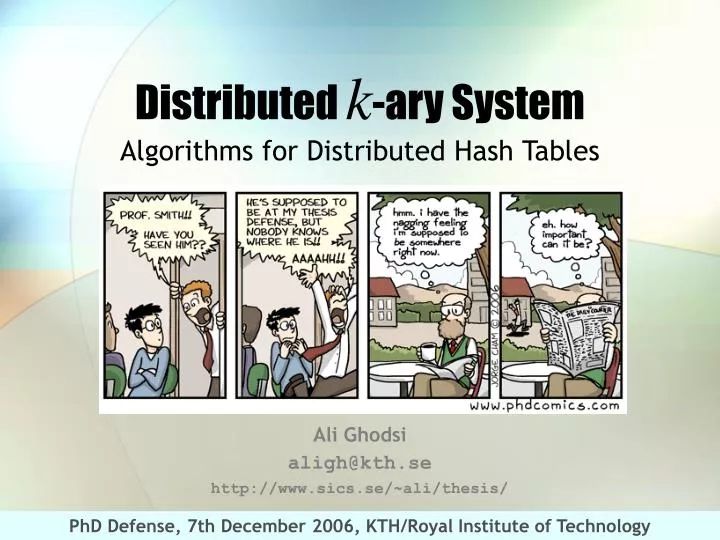Ppt Distributed K Ary System Algorithms For Distributed Hash Tables Powerpoint Presentation - Sunset Wallpapers - Professional Full HD Collection
