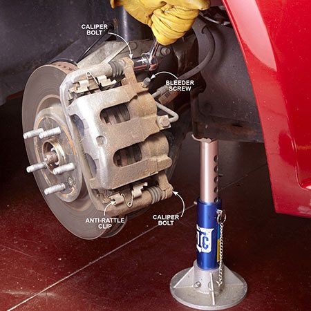 Our car experts choose every product we feature. How to Change Front Brake Pads | The Family Handyman