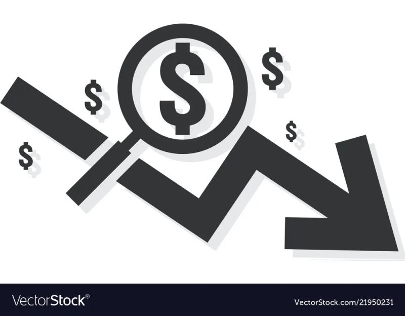 Dollar Rate Money Decrease Icon Download On Iconfinder - Best Geometric Patterns in High Resolution